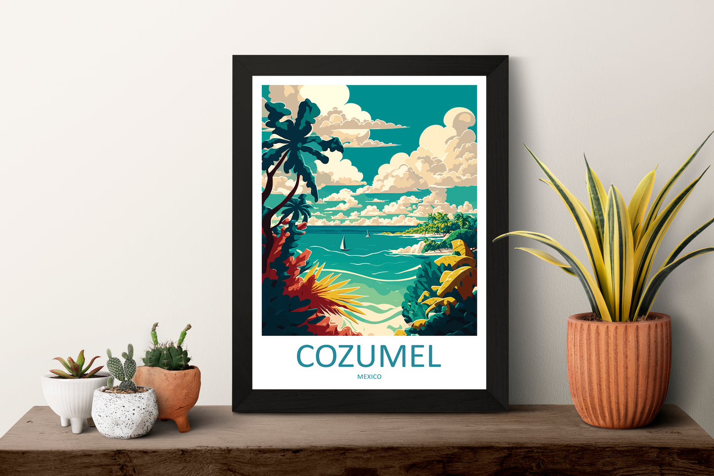 Cozumel Mexico Travel Poster