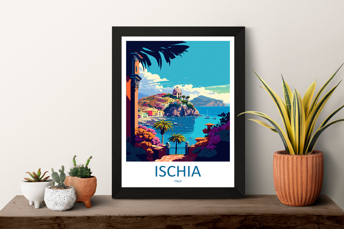 Ischia Italy Travel Poster