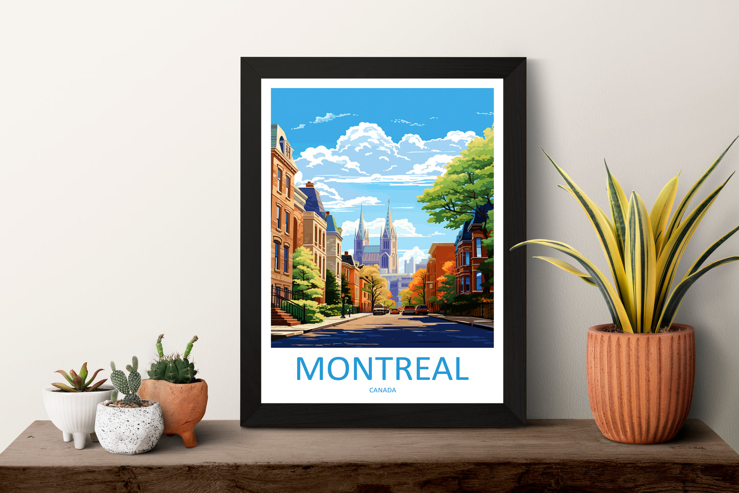 Montreal Canada Travel Poster