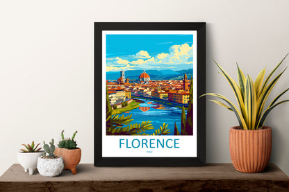 Florence Italy Travel Poster