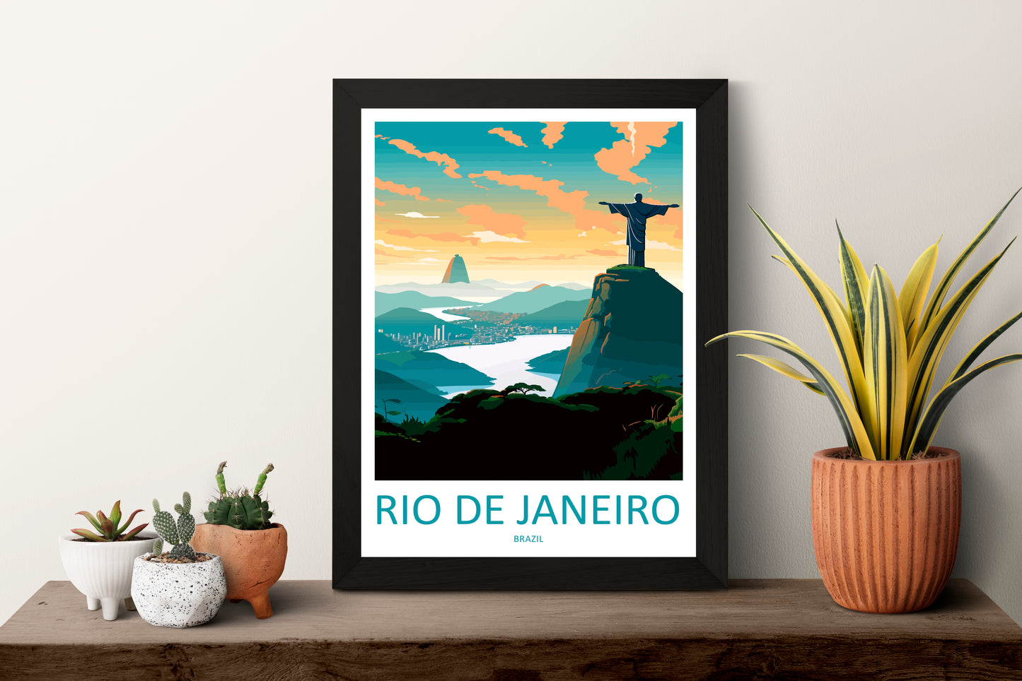 Rio De Janeiro Brazil Travel Poster