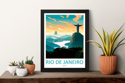 Rio De Janeiro Brazil Travel Poster