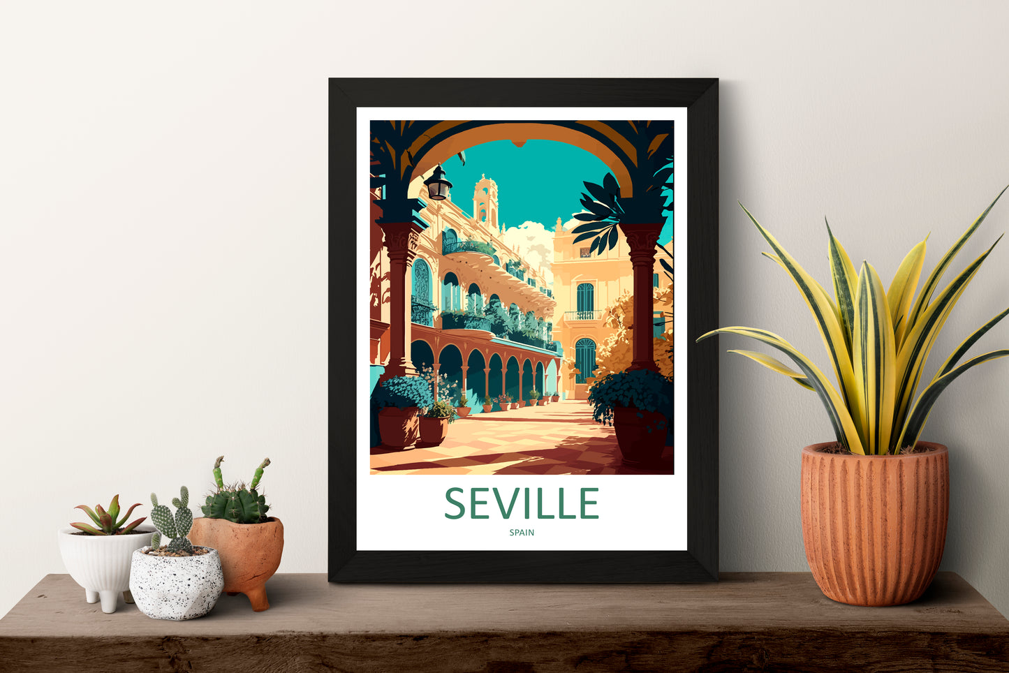 Seville Spain Travel Poster