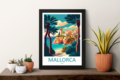 Mallorca Spain Travel Poster