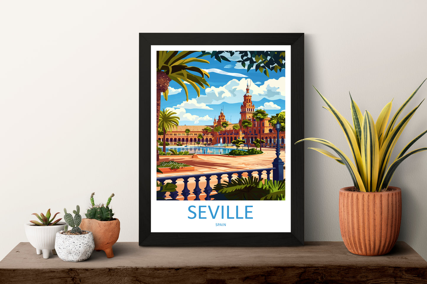 Seville Spain Travel Poster