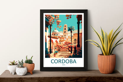 Cordoba Spain Travel Poster