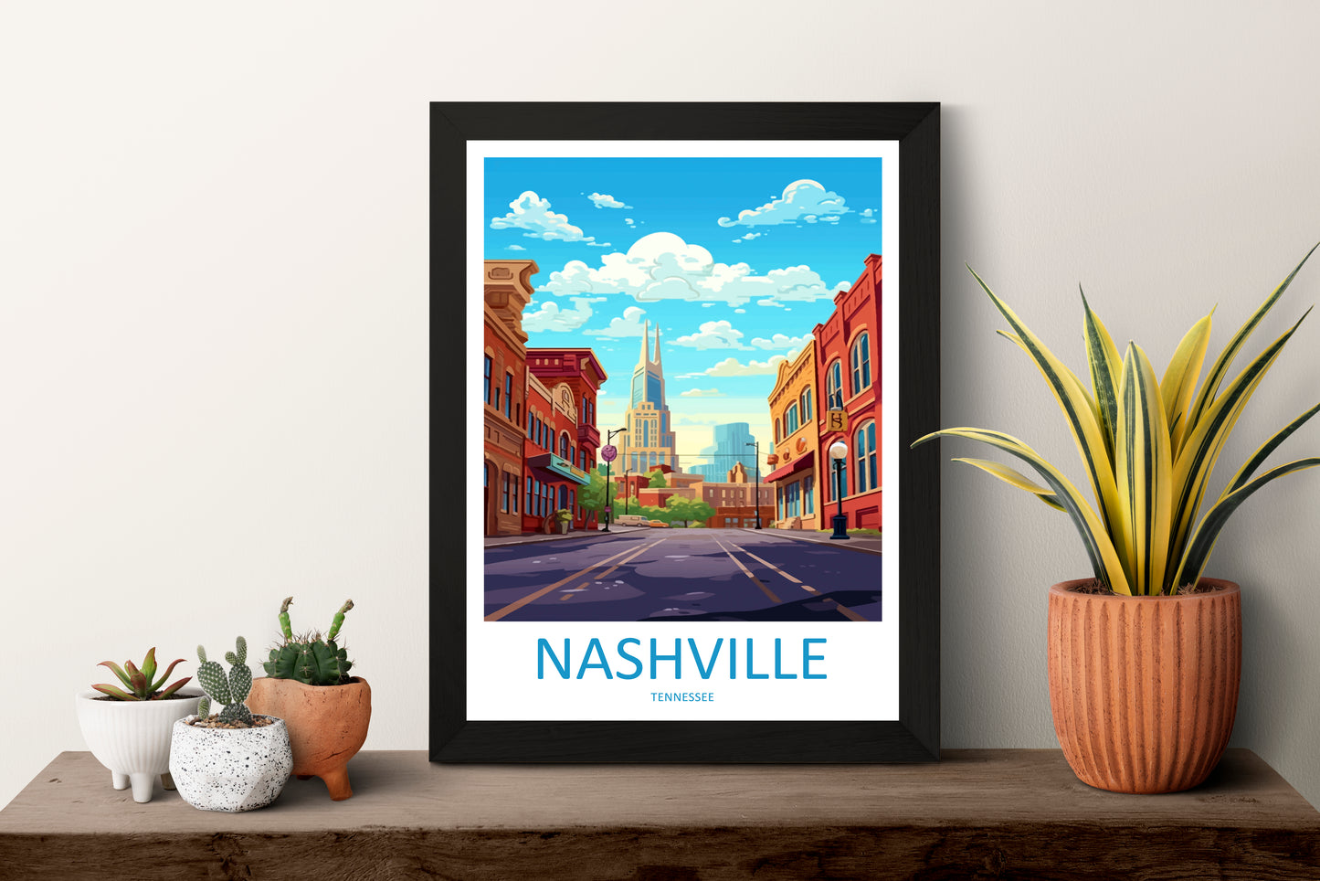 Nashville USA Travel Poster