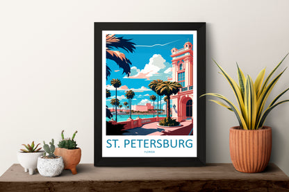 St. Petersburg Travel Poster