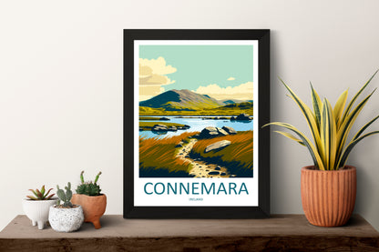 Connemara Ireland Travel Poster