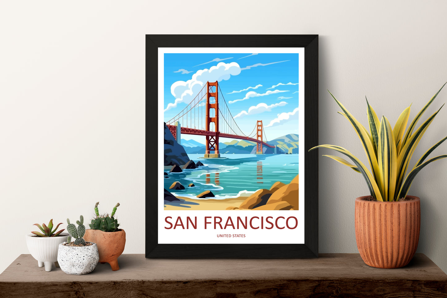 San Francisco United States Travel Poster