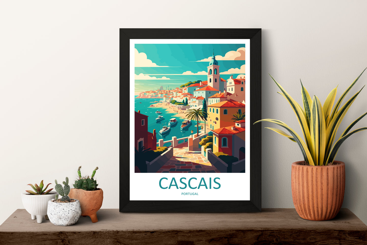 Cascais Portugal Travel Poster