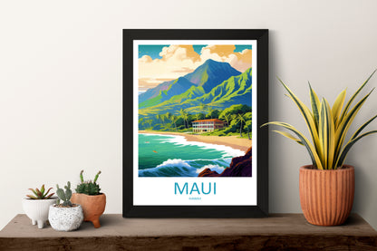 Maui Hawaii USA Travel Poster