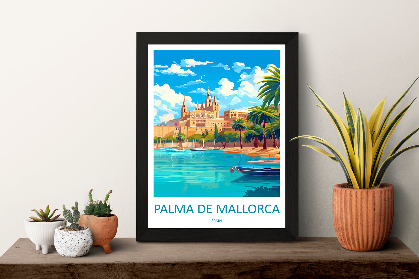 Palma De Mallorca Spain Travel Poster