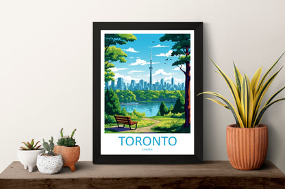 Toronto Canada Travel Poster