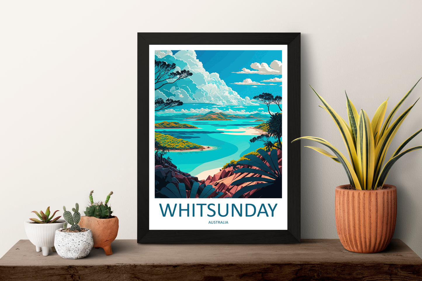 Whitsunday Australia Travel Poster