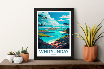 Whitsunday Australia Travel Poster