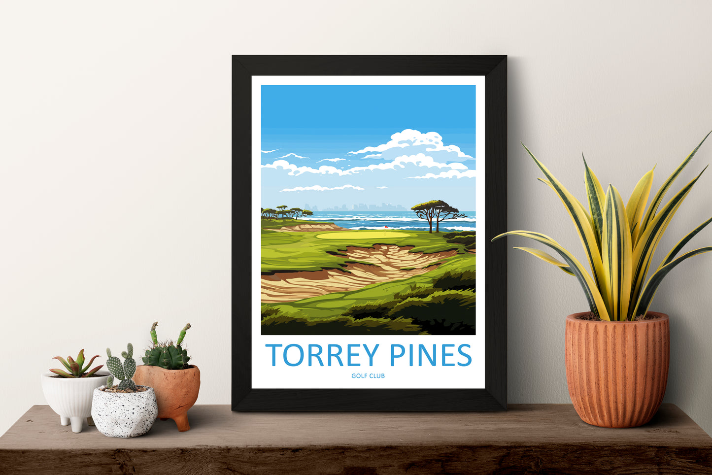 Torrey Pines Golf Course USA Travel Poster
