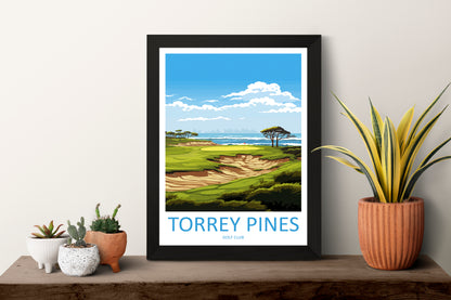 Torrey Pines Golf Course USA Travel Poster