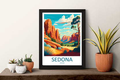 Sedona USA Travel Poster