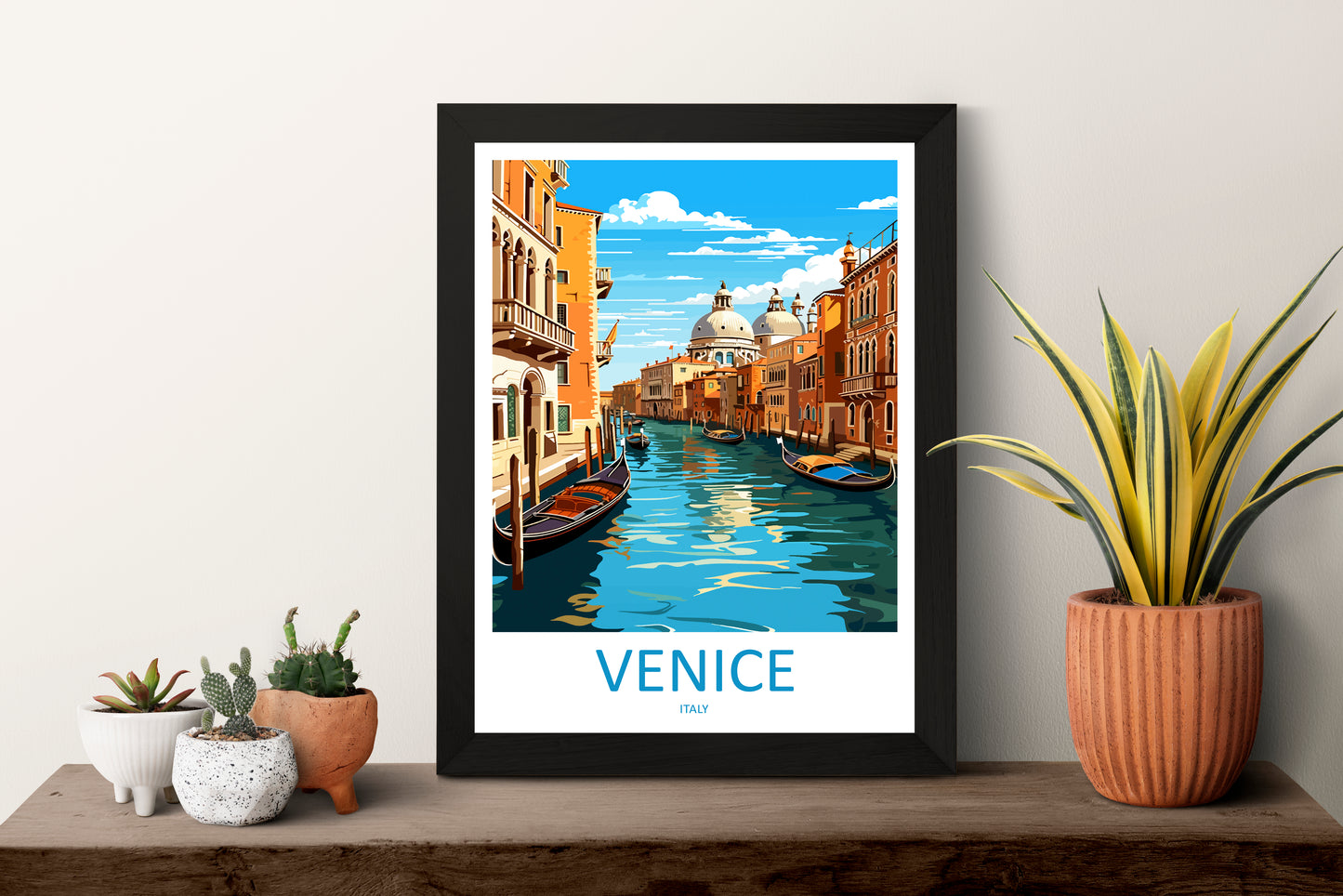 Venice Italy Travel Poster