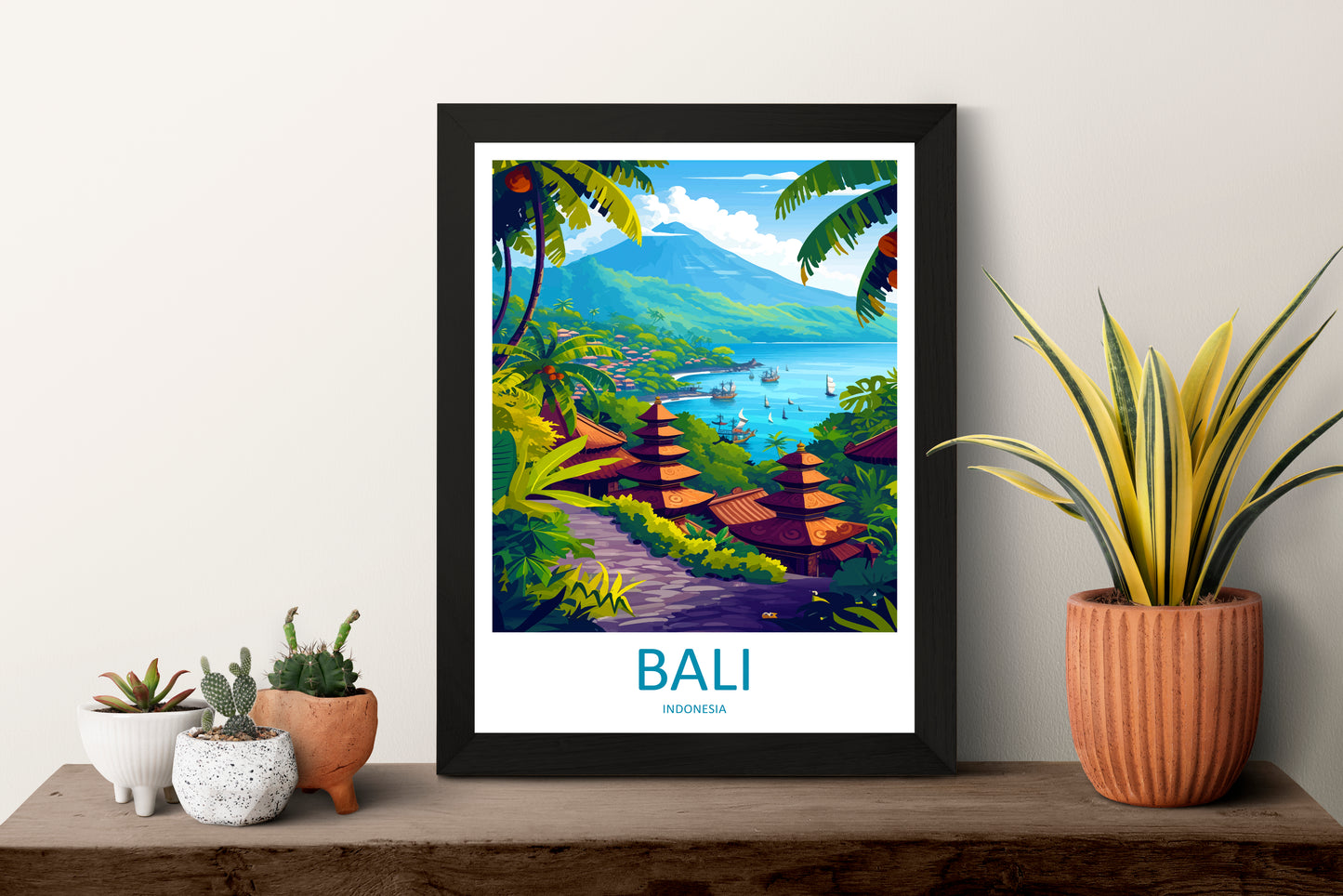 Bali Asia Travel Poster