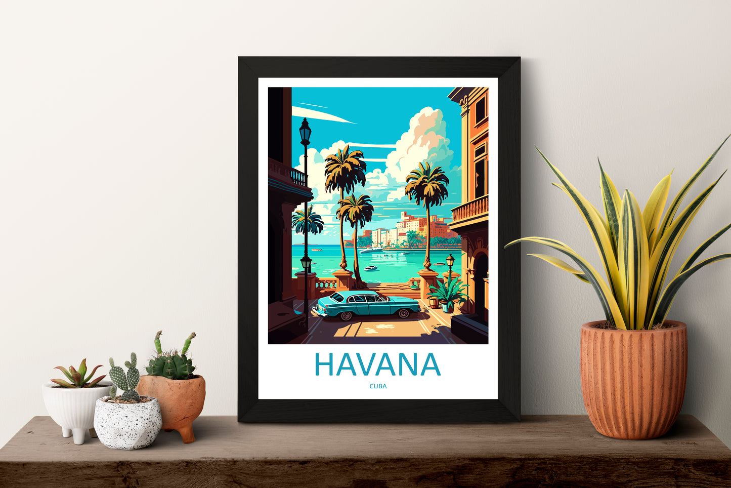 Havana Caribbean Travel Poster