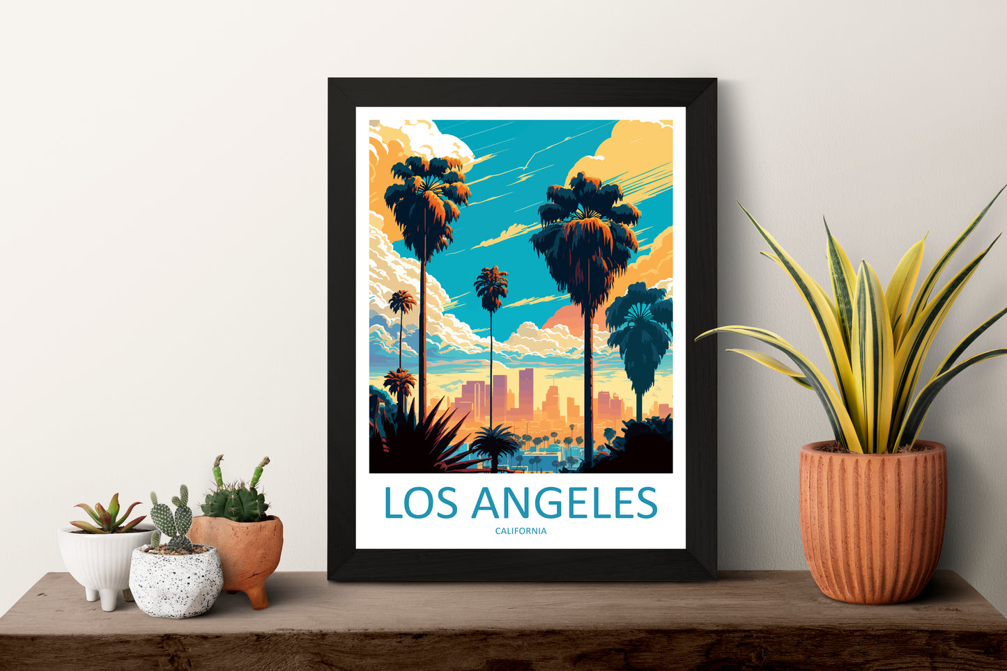 Los Angeles USA Travel Poster