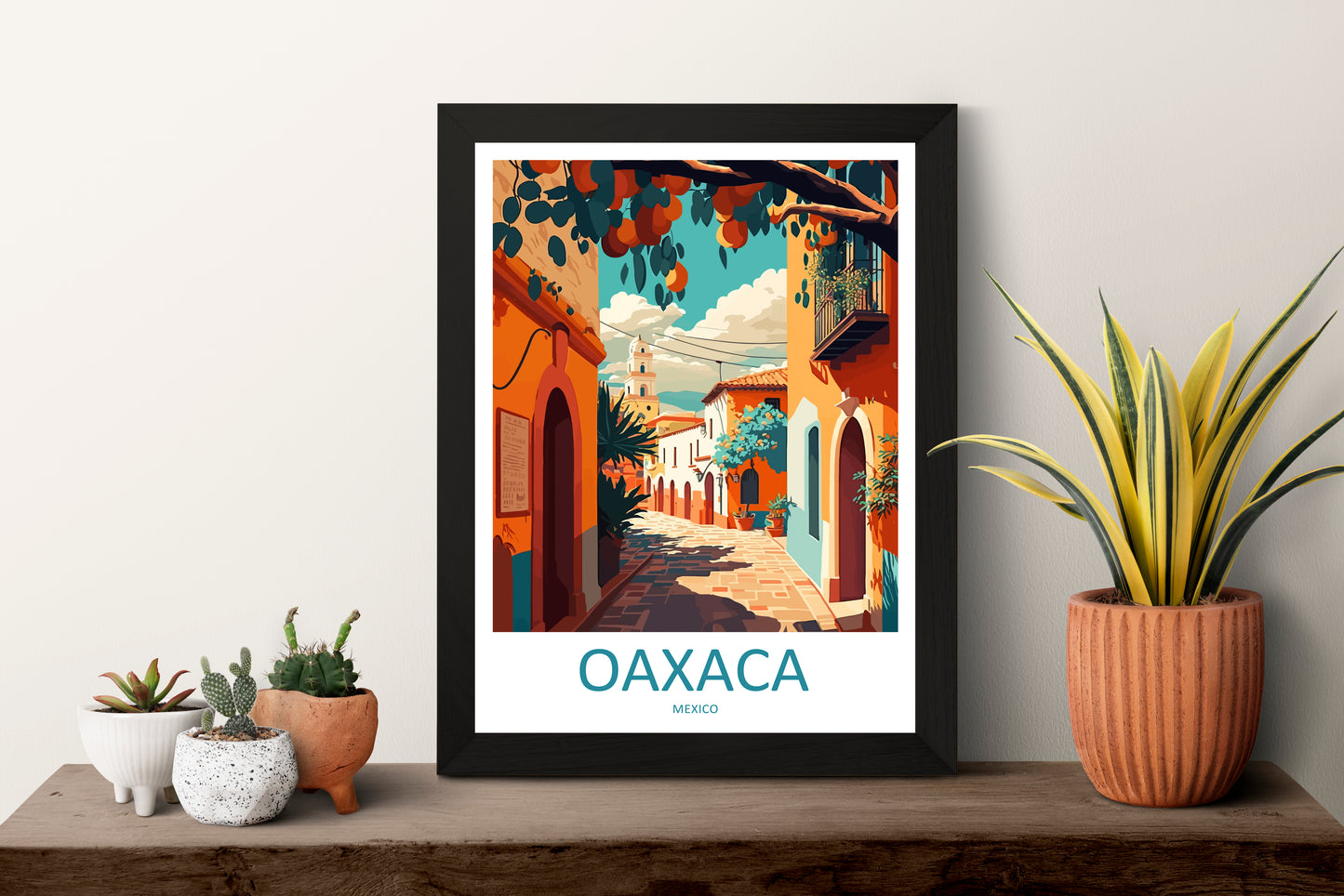 Oaxaca Mexico Travel Poster