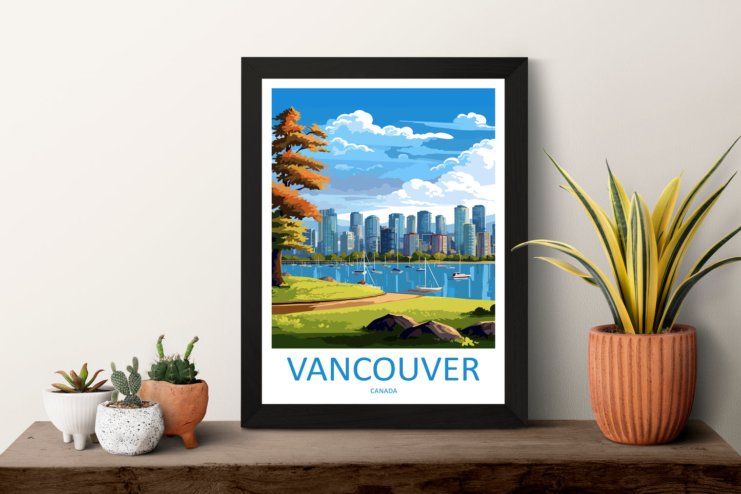 Vancouver Canada Travel Poster