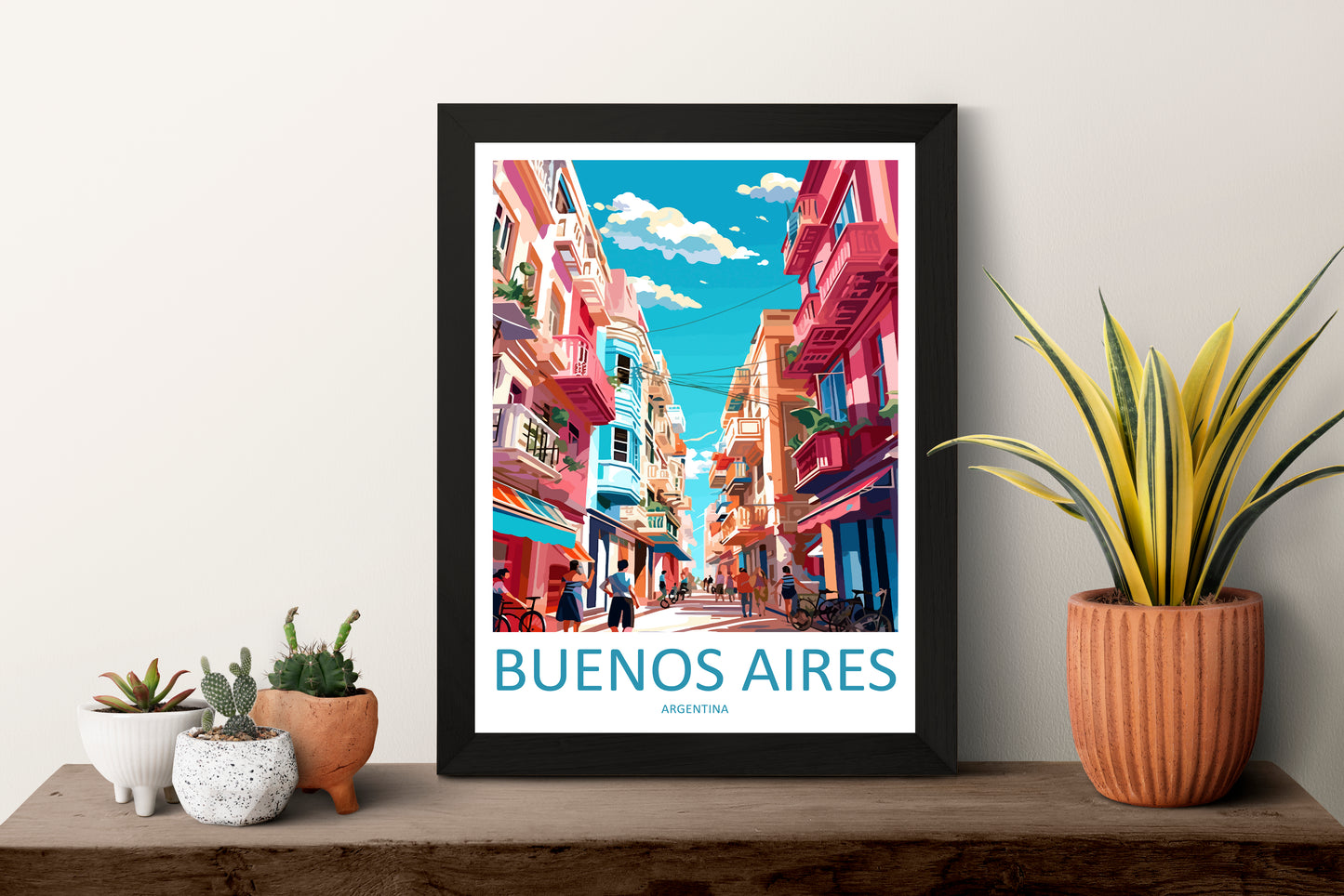 Buenos Aires Argentina Travel Poster