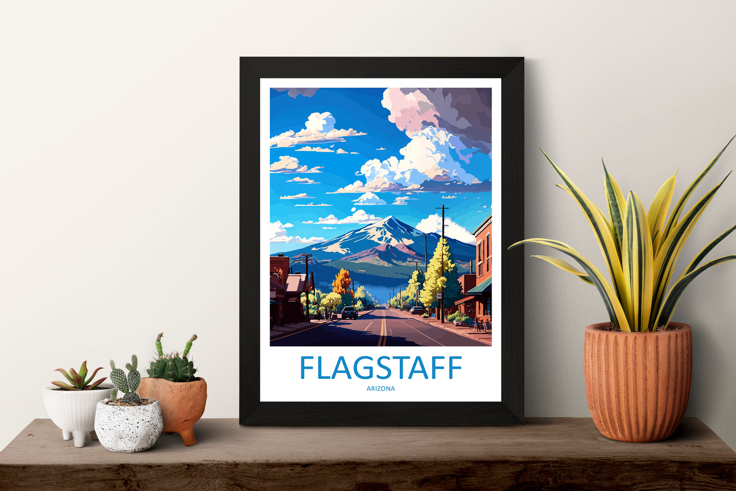 Flagstaff USA Travel Poster