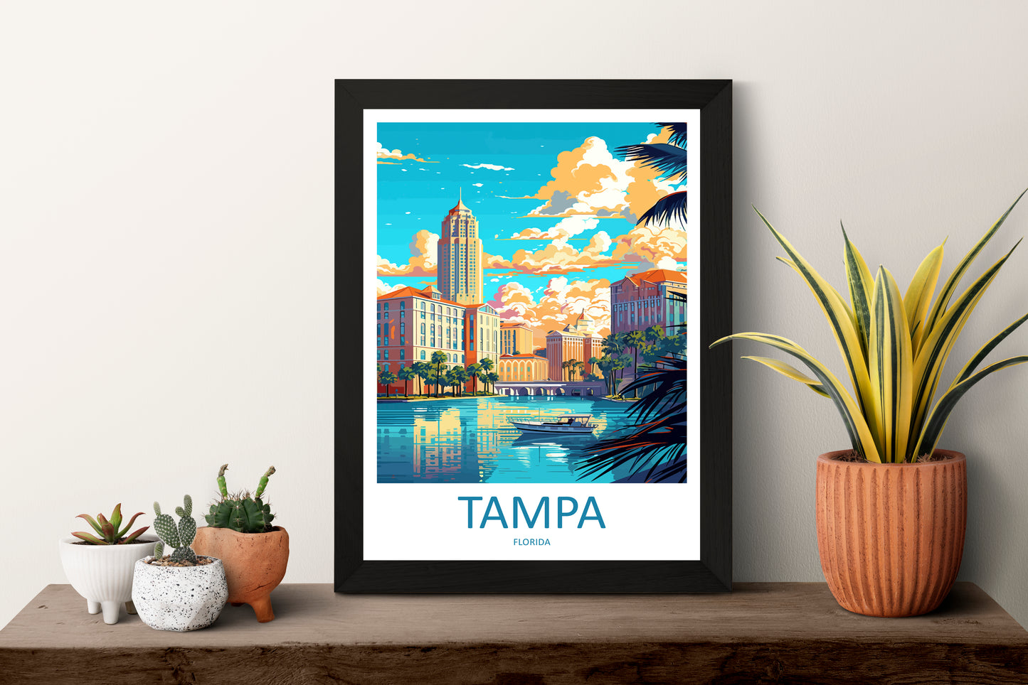 Tampa USA Travel Poster