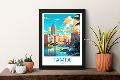 Tampa USA Travel Poster