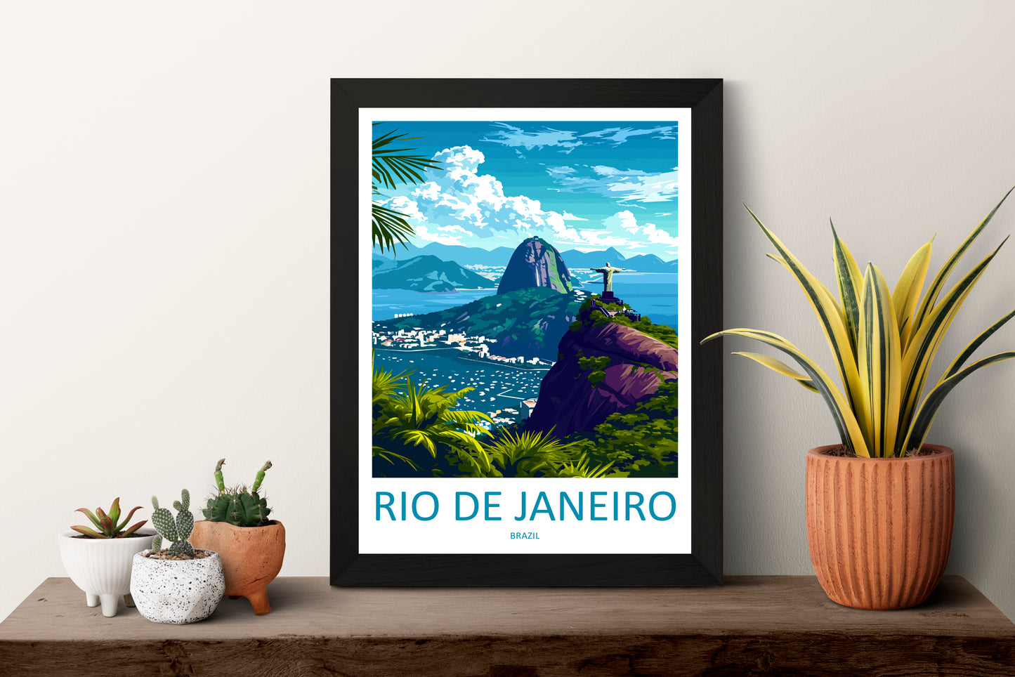 Rio De Janeiro Brazil Travel Poster