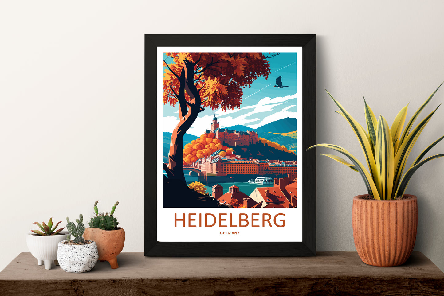 Heidelberg Germany Travel Poster