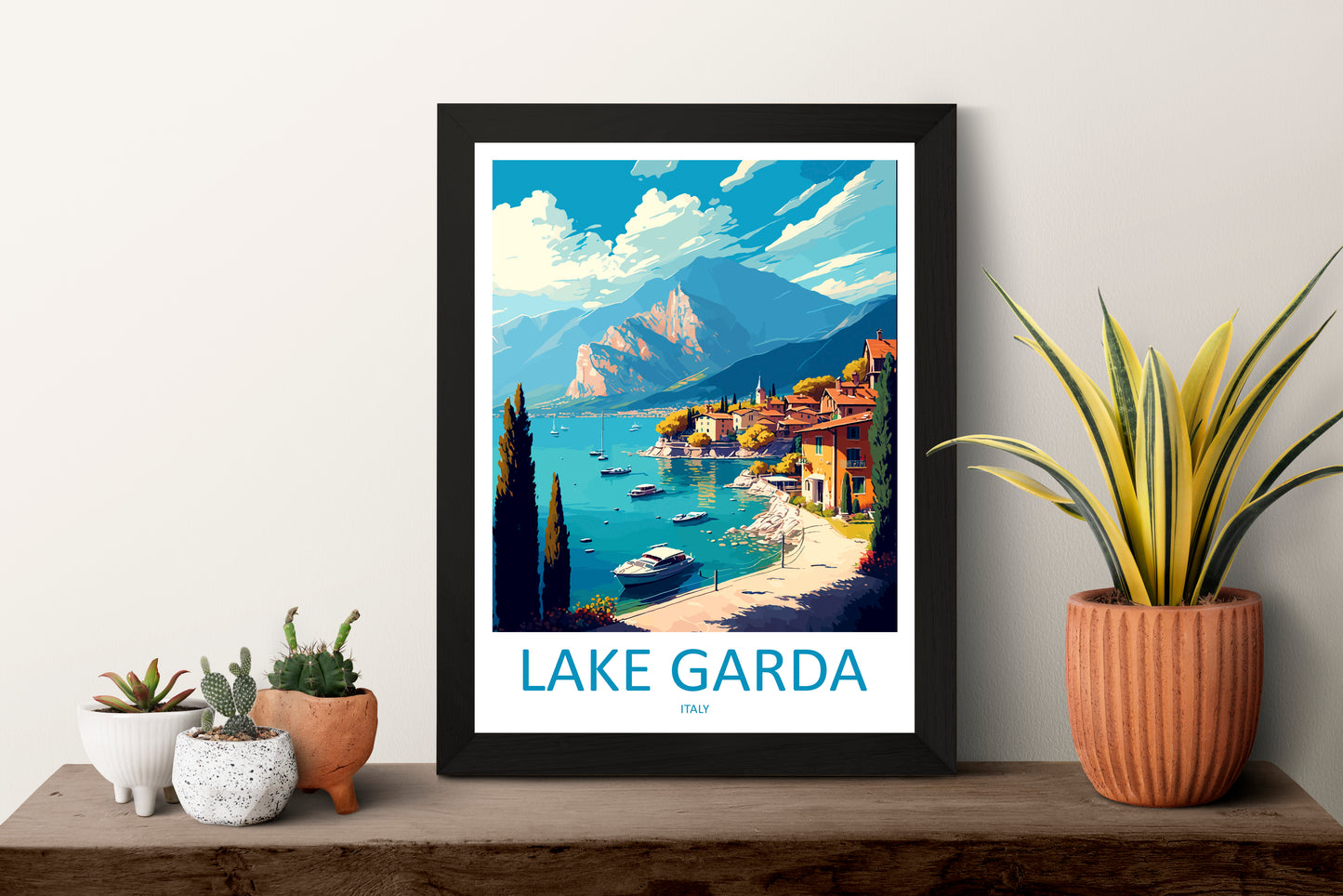 Lake Garda Travel Poster