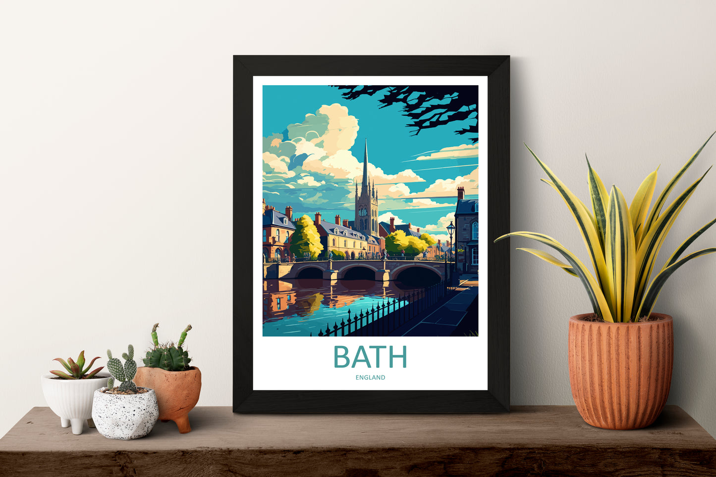 Bath England Travel Poster