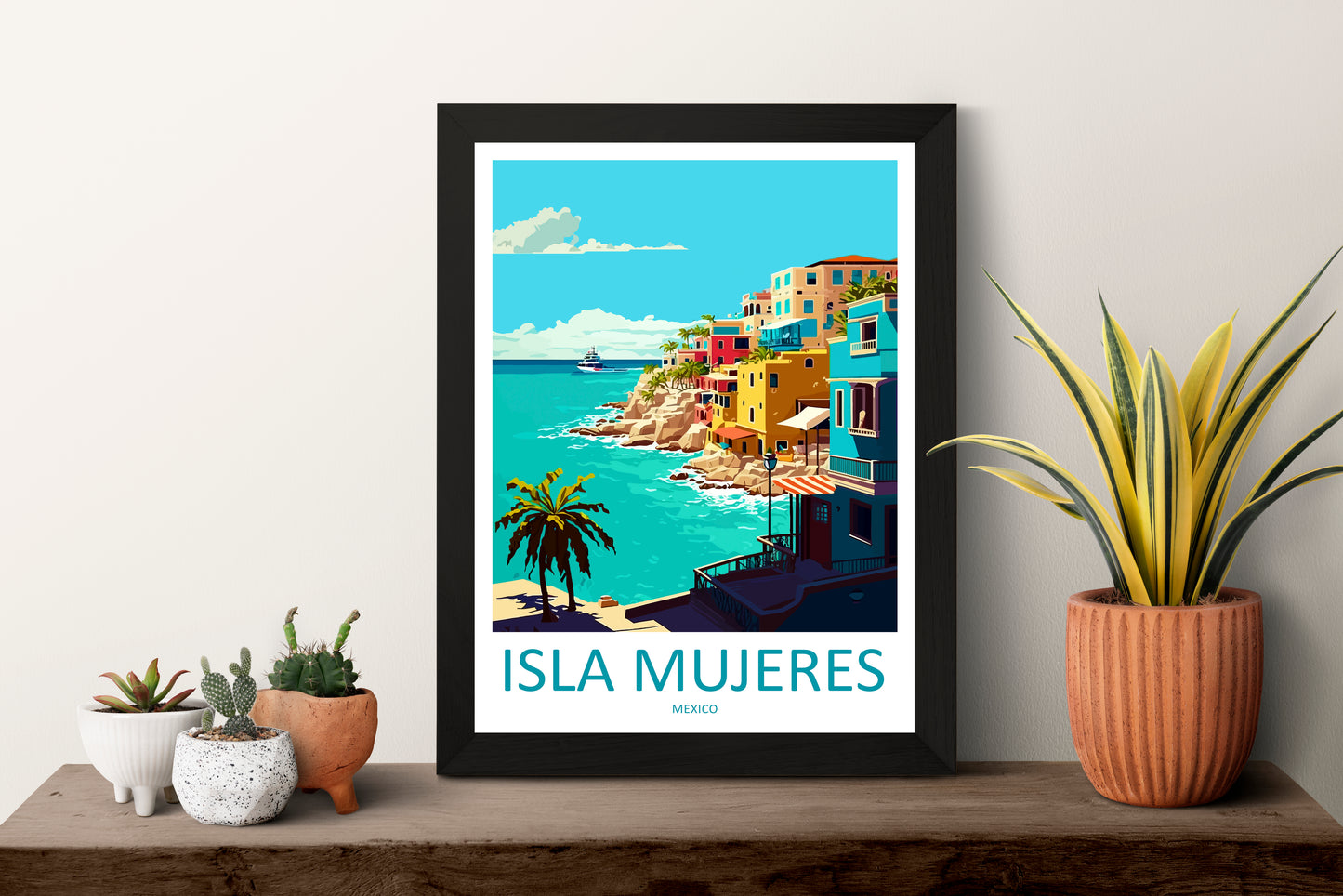 Isla Mujeres Mexico Travel Poster