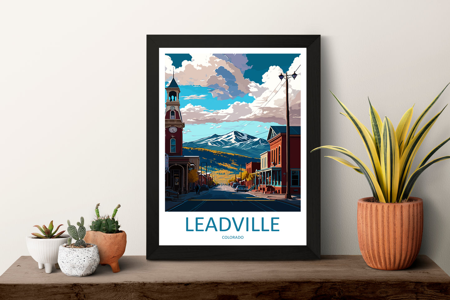 Leadville USA Travel Poster