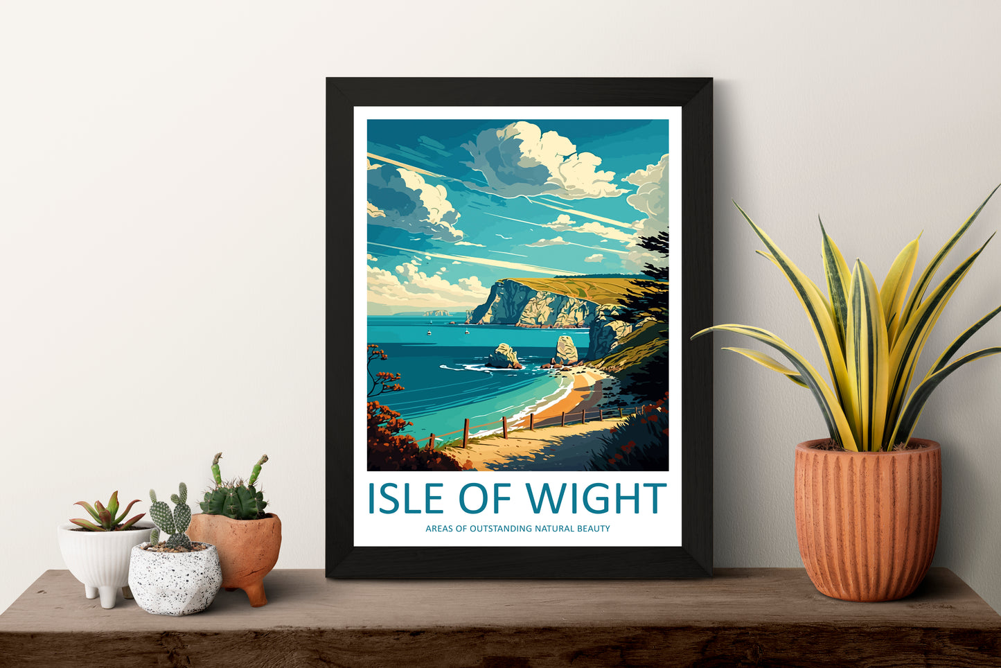 Isle Of Wight England Travel Poster