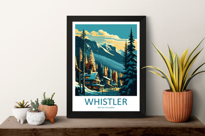 Whistler Canada Travel Poster