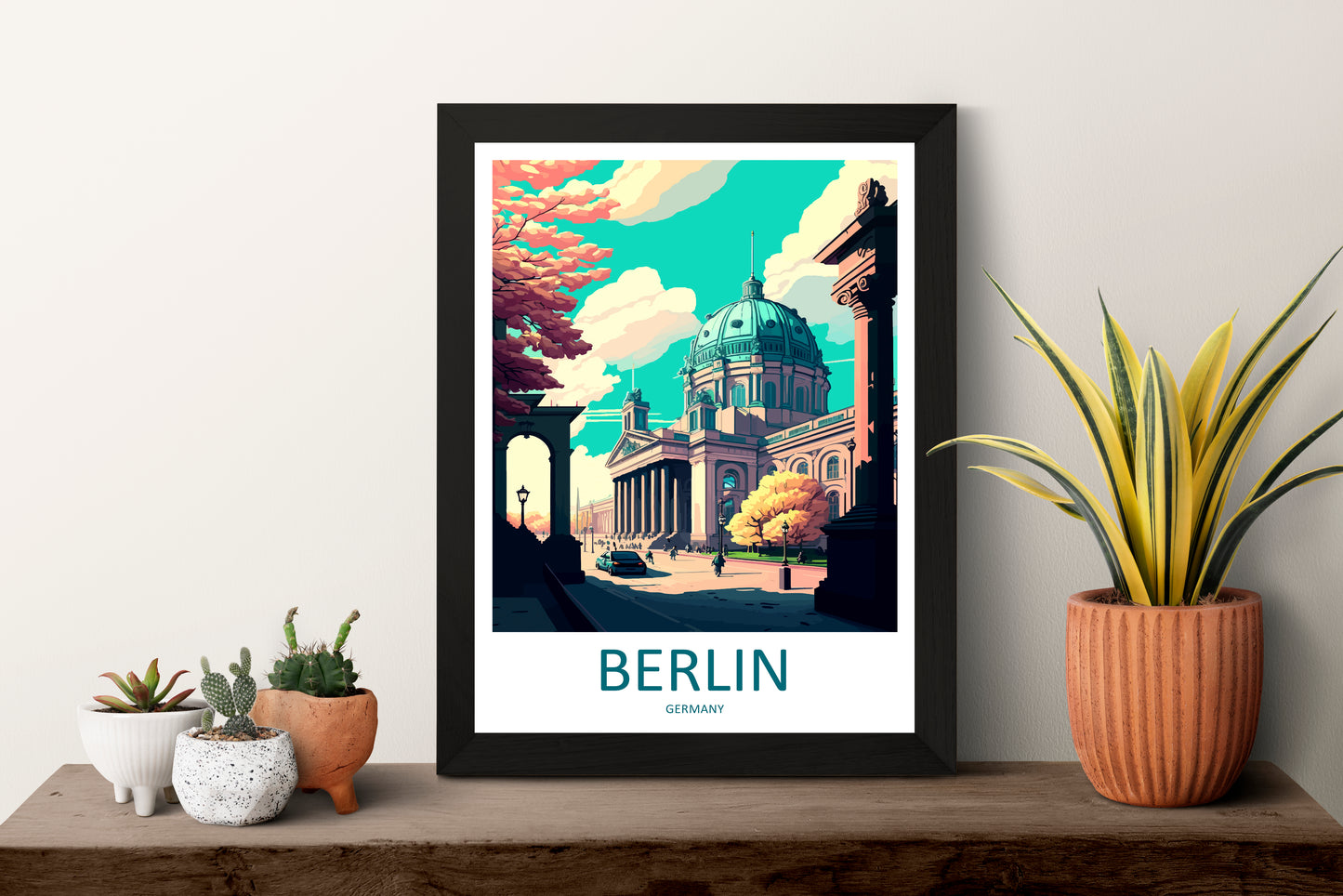 Berlin Germany Travel Poster