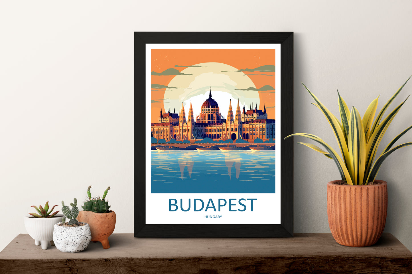 Budapest Hungary Travel Poster