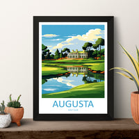 Augusta Golf Club Travel Poster