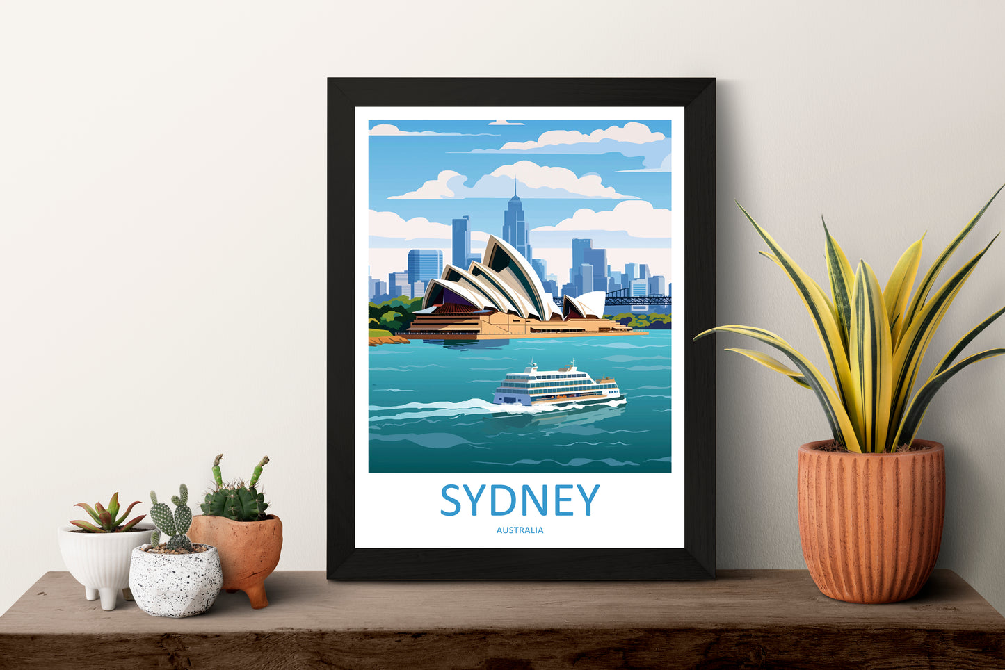 Sydney Opera House Australia Travel Poster