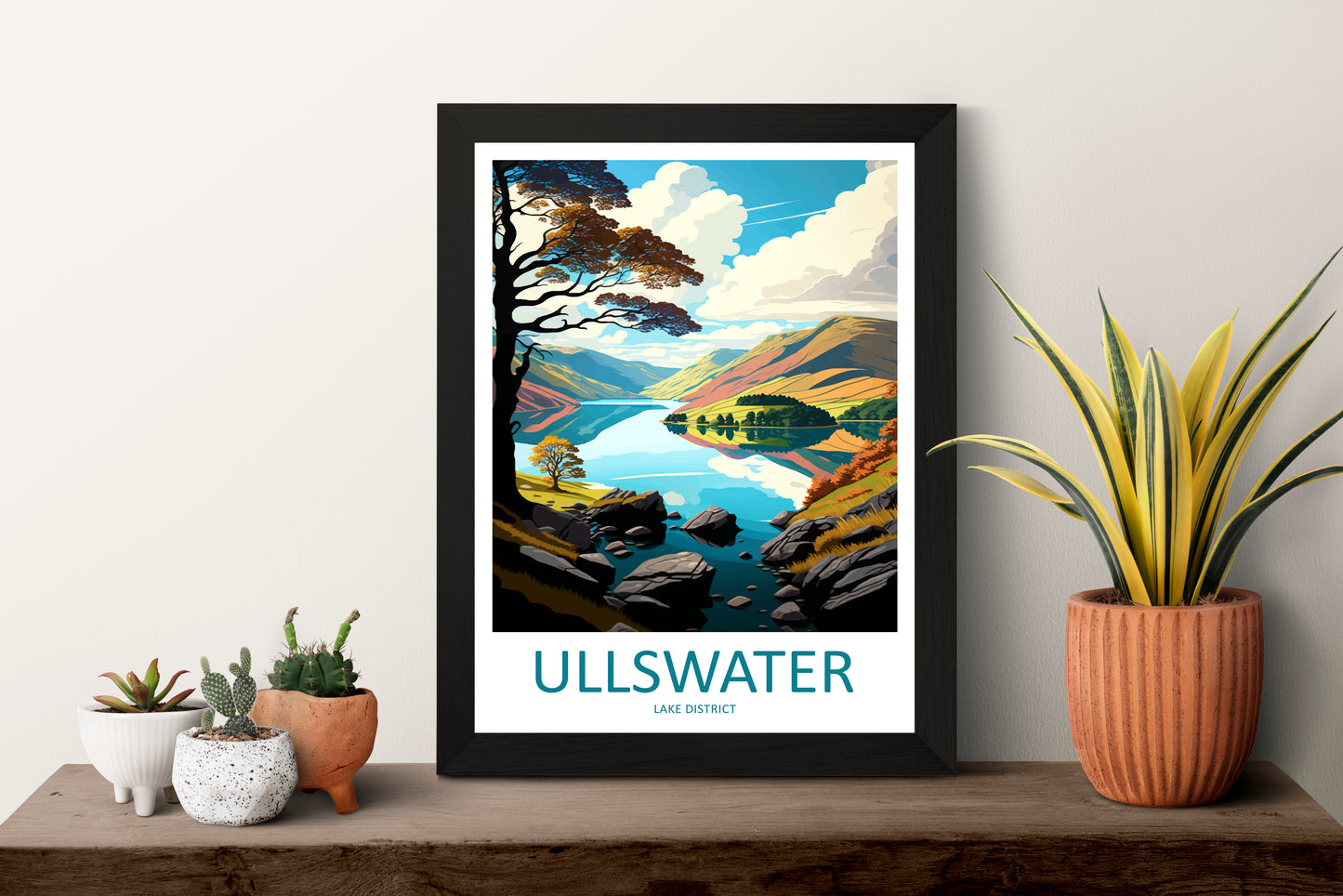 Ullswater England Travel Poster