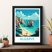 Algarve Portugal Travel Poster