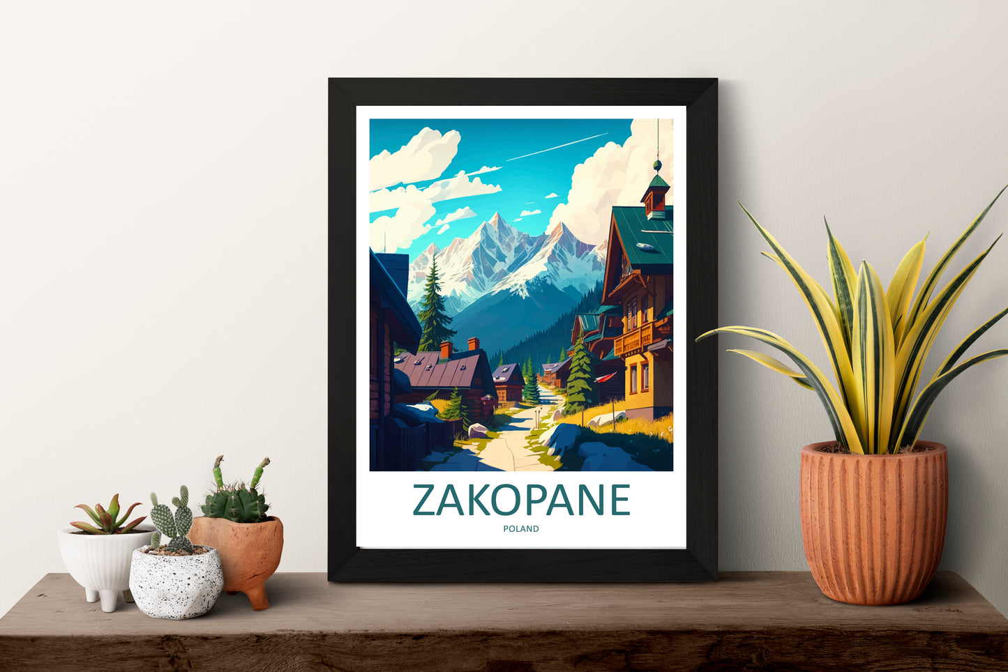 Zakopane Poland Travel Poster