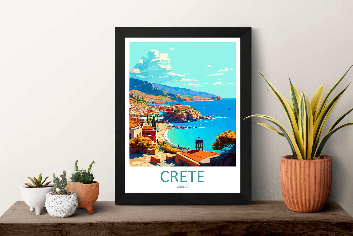 Crete Greece Travel Poster