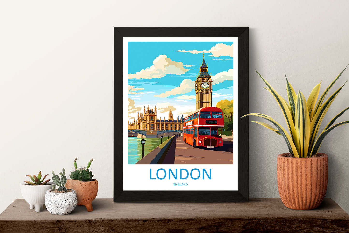 London City England Travel Poster